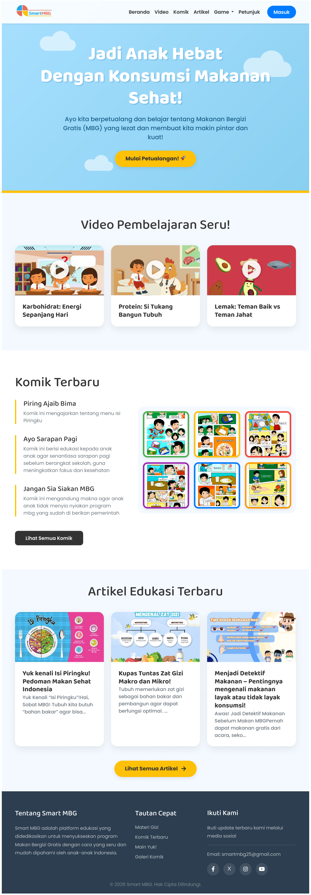 Learning Managemen System SMART MBG