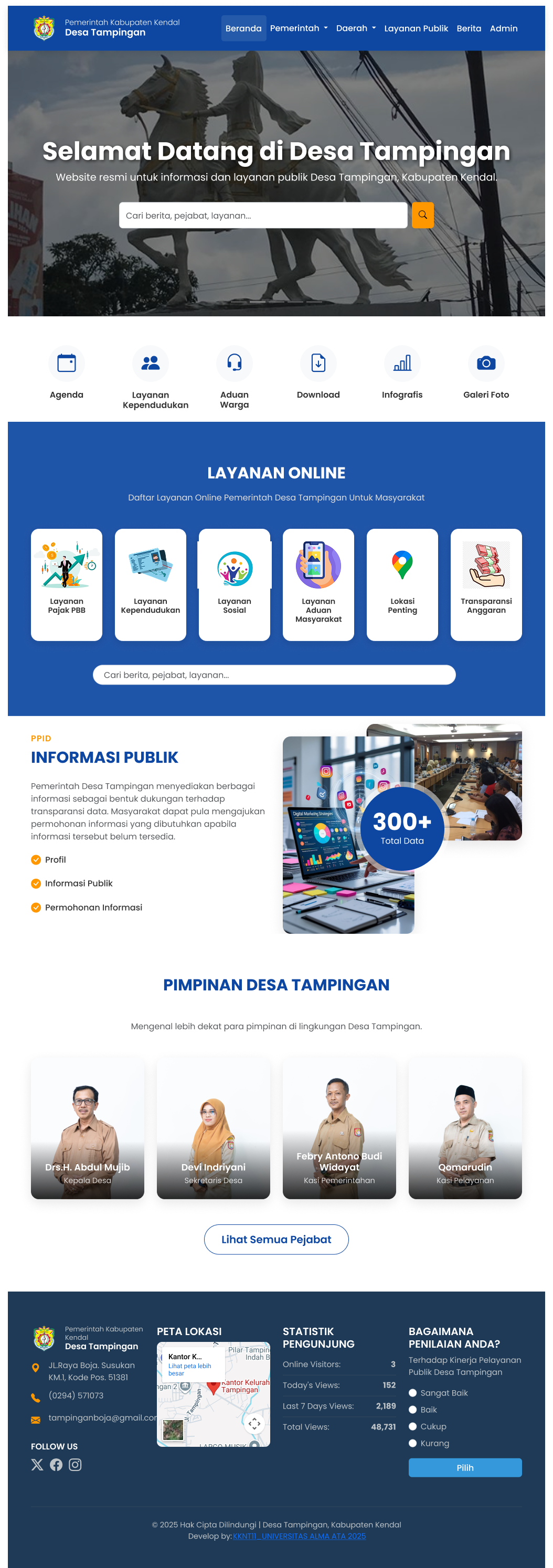 Sistem Informasi Desa Tampingan
